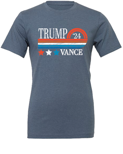 Trump Vance 2024 3-Stars Tee Shirt