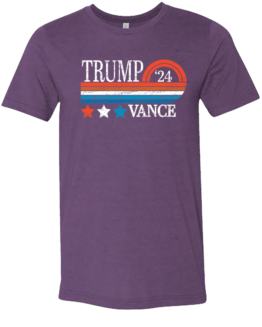 Trump Vance 2024 3-Stars Tee Shirt