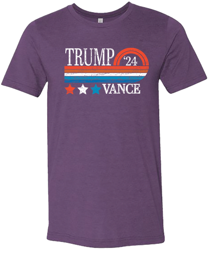 Trump Vance 2024 3-Stars Tee Shirt