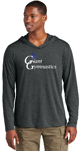 Men's District® Long Sleeve Hoodie - Tri-Blend 4.5oz