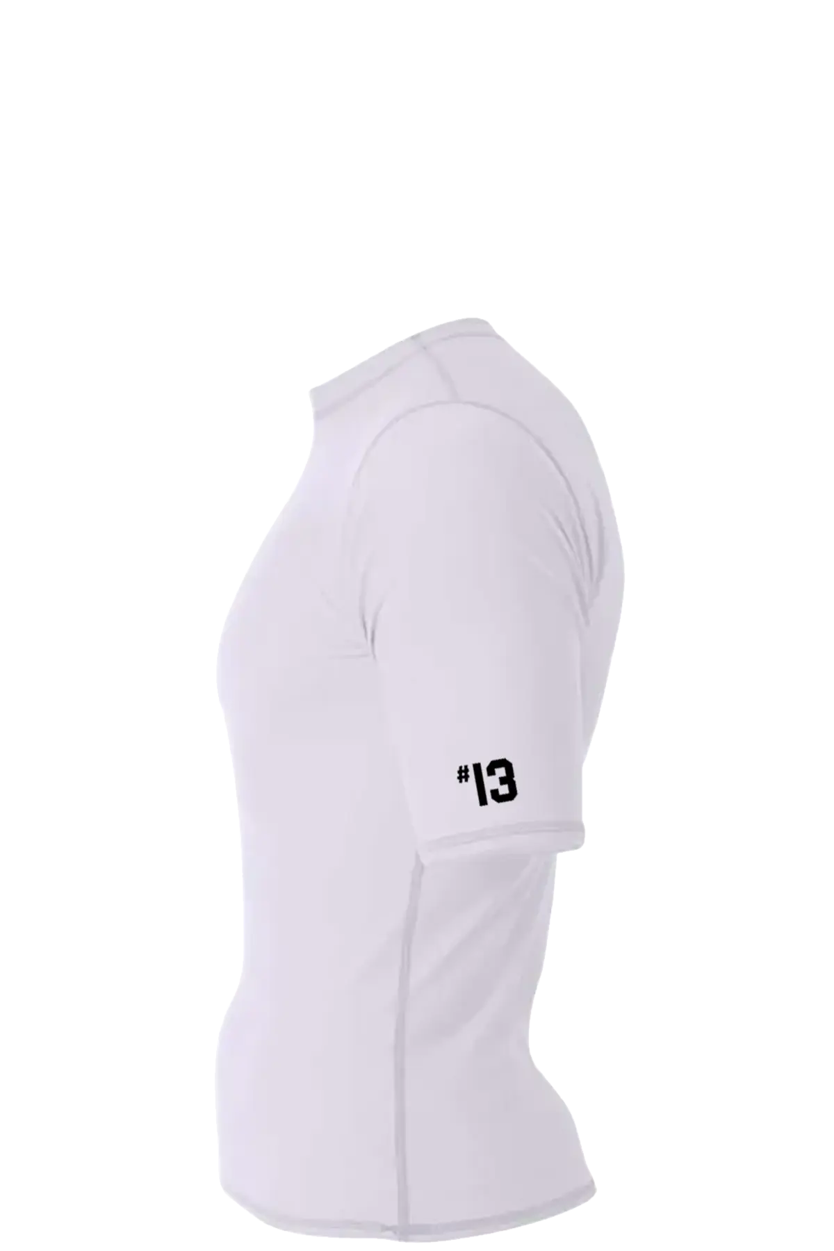 White sleeveless top with a logo on a white background. Cheshire Soccer Academy. Paper Street Print Co, Blairstown, NJ.