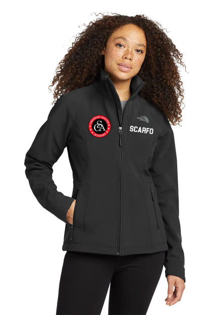 Person wearing a black jacket with a logo and text on a white background. Paper Street Print Co, Blairstown, NJ.