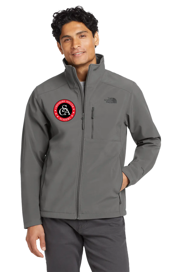 Person wearing a gray jacket with a logo on a white background. Paper Street Print Co, Blairstown, NJ.