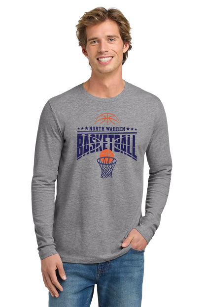 Unisex Vintage NW Basketball Long Sleeve Tee