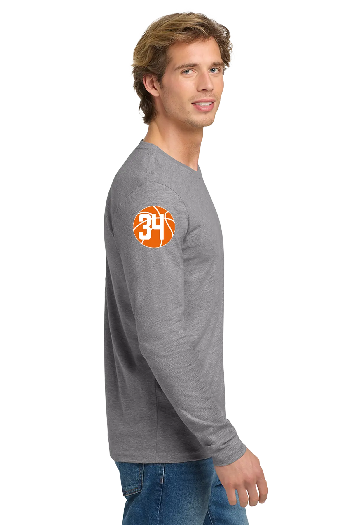 Unisex Vintage NW Basketball Long Sleeve Tee