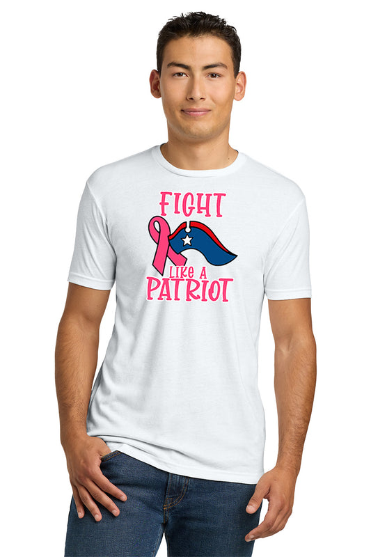 Man wearing a white t-shirt with a graphic design and text on a white background. Paper Street Print Co, Blairstown, NJ.