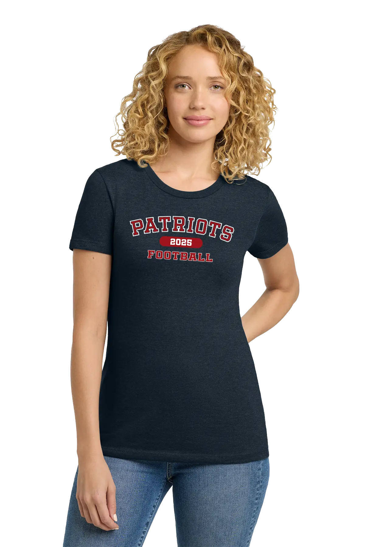 Ladies Vintage NW Patriots Football Tee
