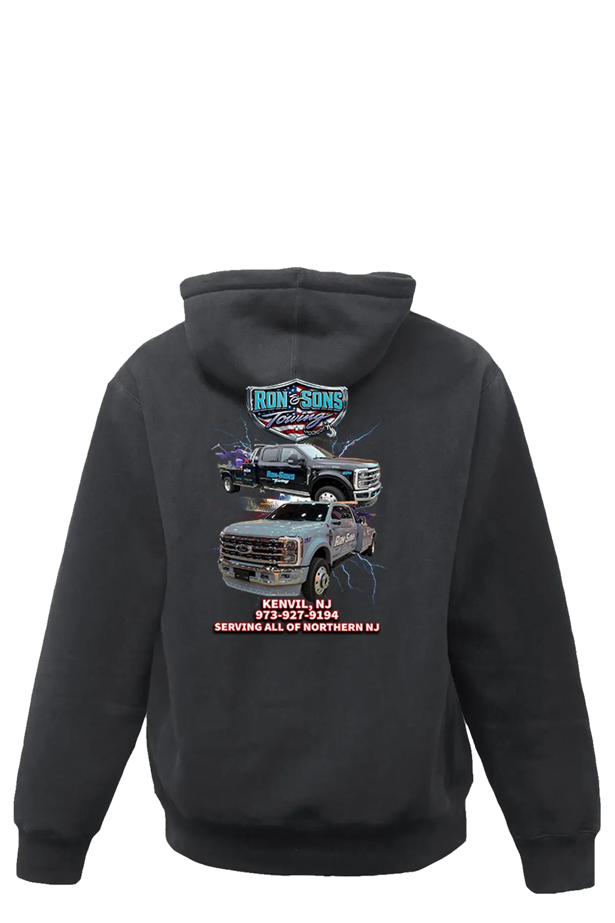 Ron and Sons Towing, Paper Street Print Co, Blairstown, NJ.