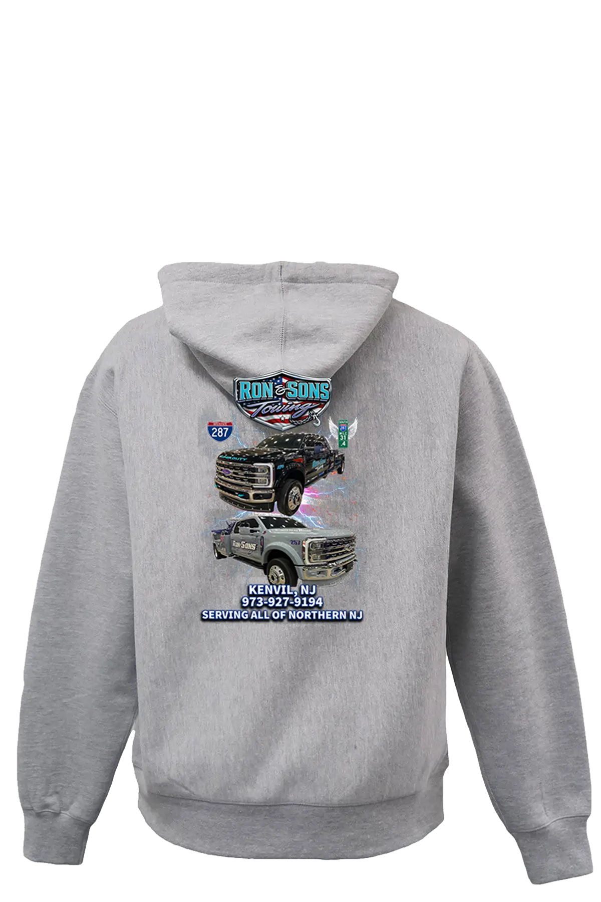 Ron and Sons Towing, Paper Street Print Co, Blairstown, NJ.