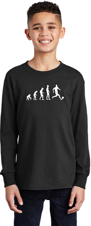 Soccer Evolution Long Sleeve Tee - Youth