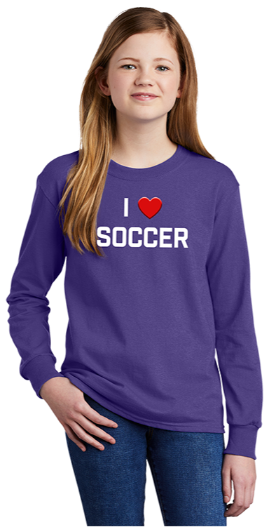 I ♥ Soccer Long-Sleeve Tee