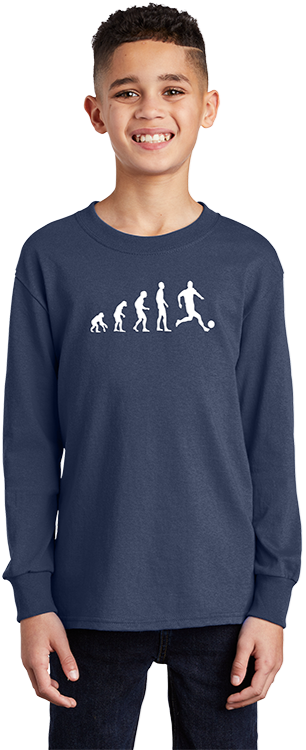 Soccer Evolution Long Sleeve Tee - Youth