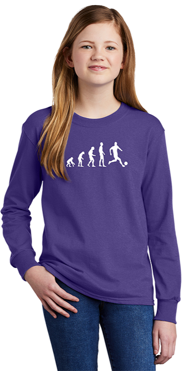 Soccer Evolution Long Sleeve Tee - Youth