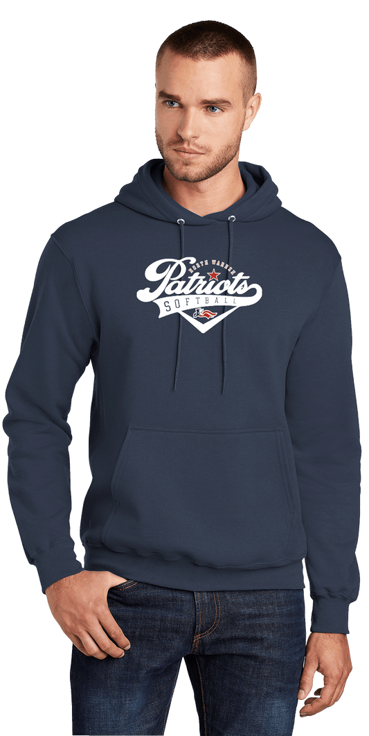 Adult Blended Fleece Pullover Hoodie