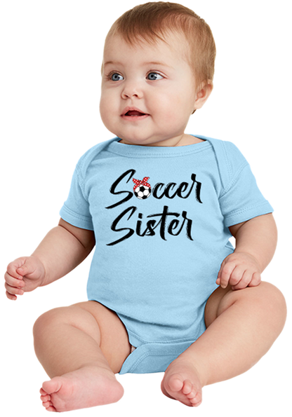 Soccer Sister Rabbit Skins Onesie