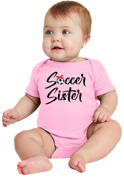 Soccer Sister Rabbit Skins Onesie