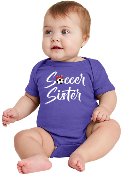 Soccer Sister Rabbit Skins Onesie