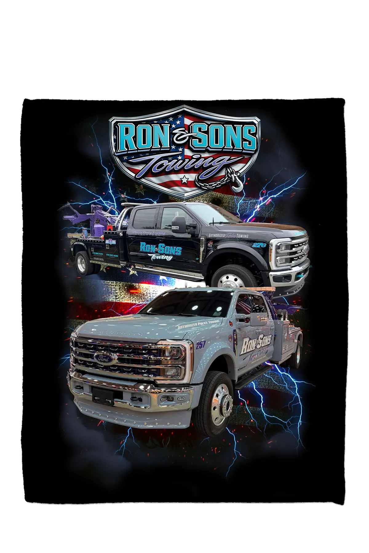 Ron and Sons Towing, Paper Street Print Co, Blairstown, NJ.