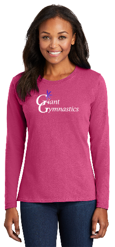 Ladies P&C® Long Sleeve Cotton Core Tee - 5.4oz 100% Cotton