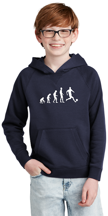 Soccer Evolution Pullover Hoodie - Youth