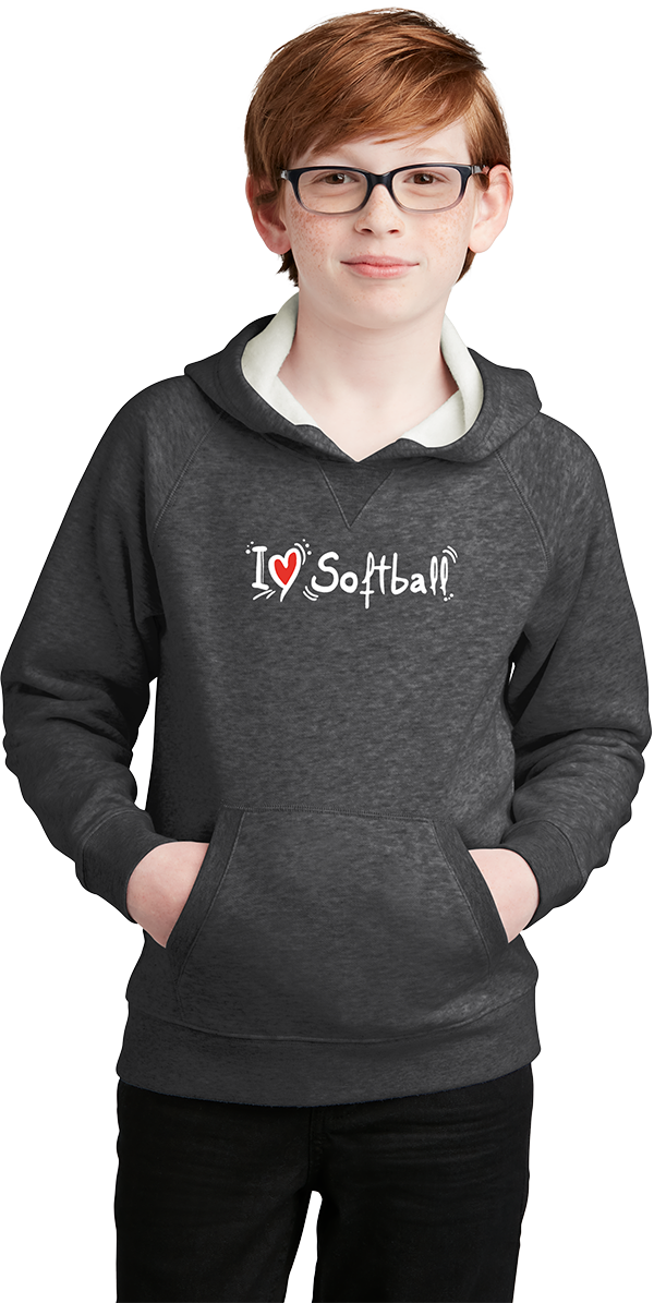 I ♥ Softball Youth Hoodie