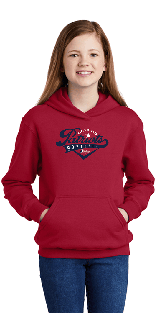 Youth 50/50 Blend Fleece Pullover Hoodie